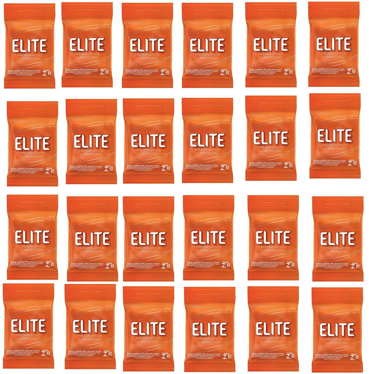 KIT COM 72 PRESERVATIVOS ELITE LUBRIFICADO - BLOWTEX