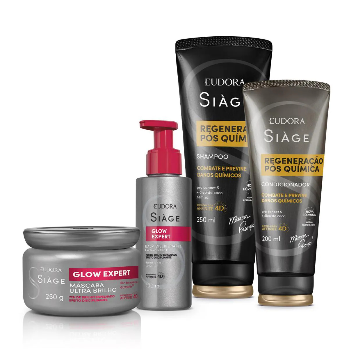 COMBO SIàGE GLOW EXPERT + PóS QUíMICA (4 ITENS)