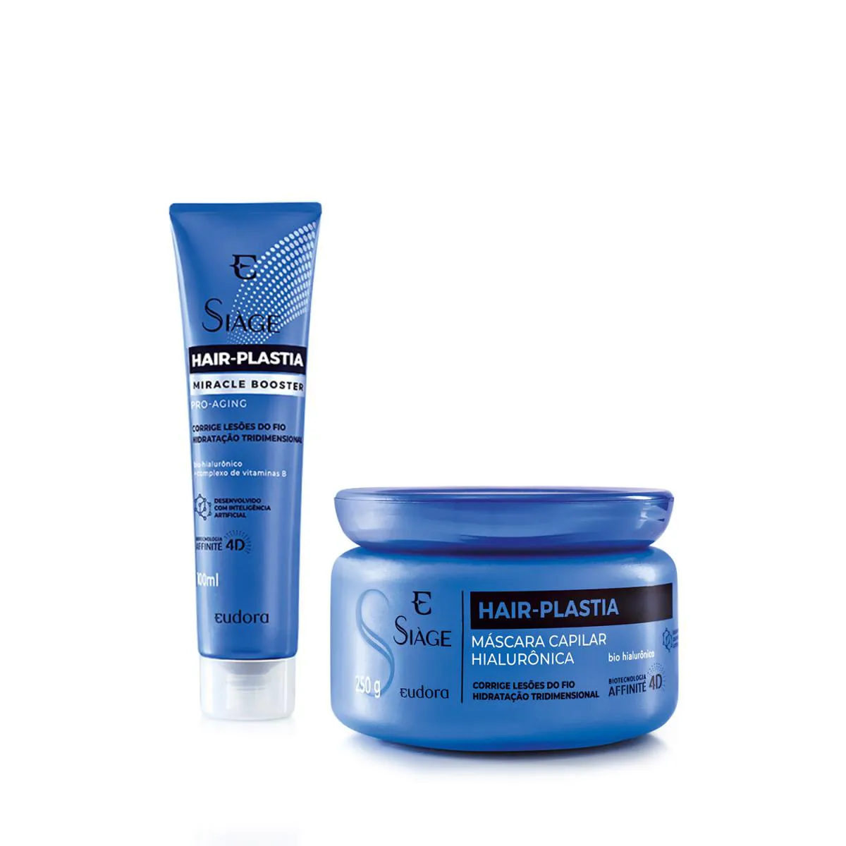 COMBO SIàGE HAIR-PLASTIA: BOOSTER PRO-AGING 100ML + MáSCARA CAPILAR 250G