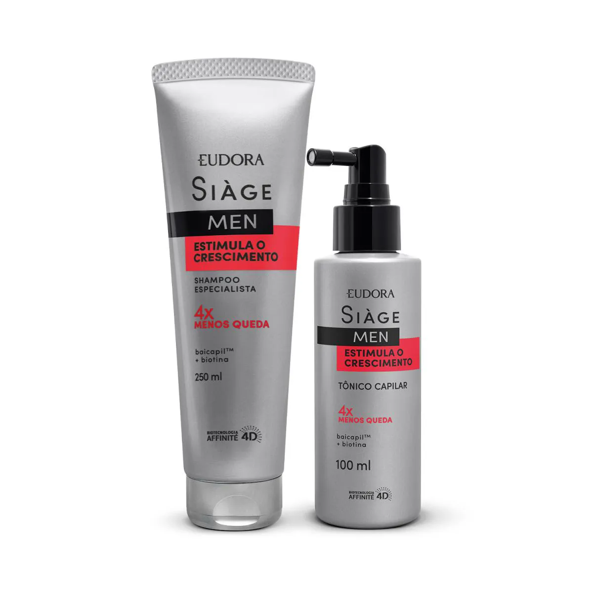 COMBO SIàGE MEN ESTIMULA O CRESCIMENTO: TôNICO 100ML + SHAMPOO 250ML