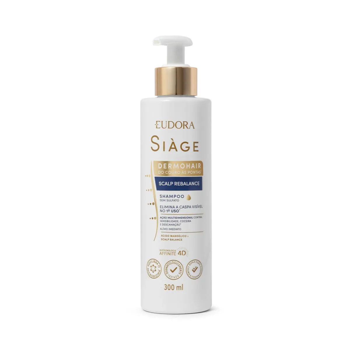 EUDORA SIàGE DERMO HAIR MáSCARA CAPILAR RESISTêNCIA ANTIQUEDA 250G
