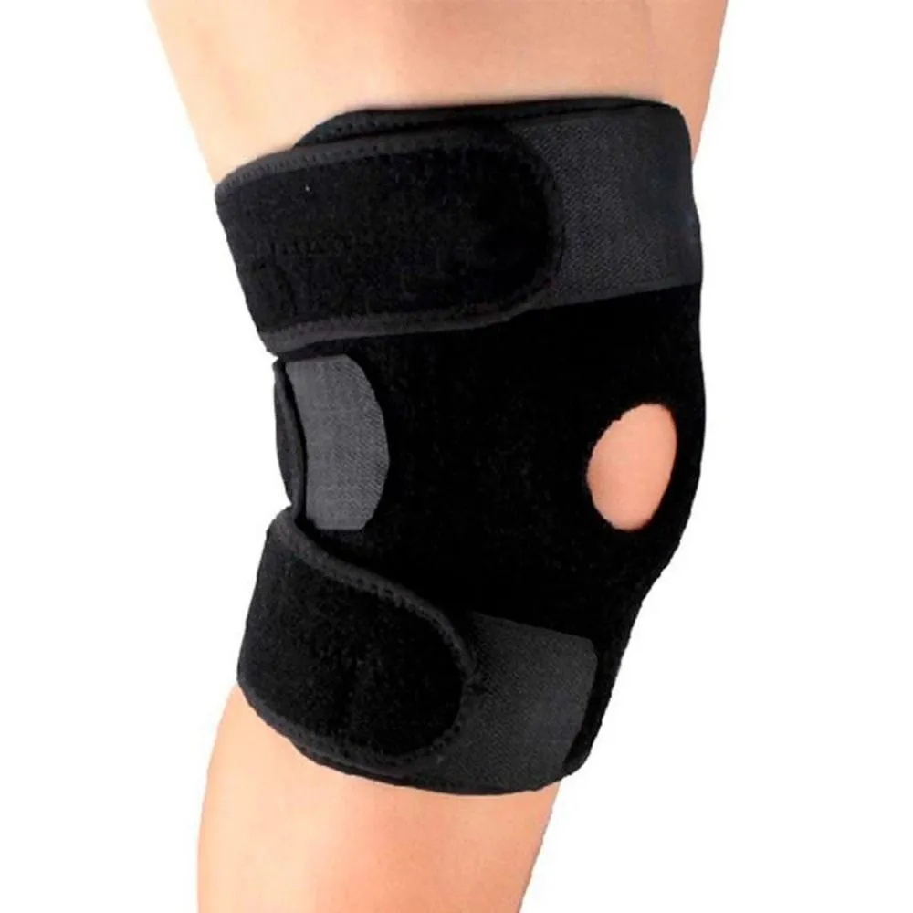JOELHEIRA ORTOPéDICA AJUSTáVEL ERGONôMICA NEOPRENE MUSCULAçãO CAMINHADA TENSOR JOELHO FLEXíVEL NEOPRENE RESISTENTE