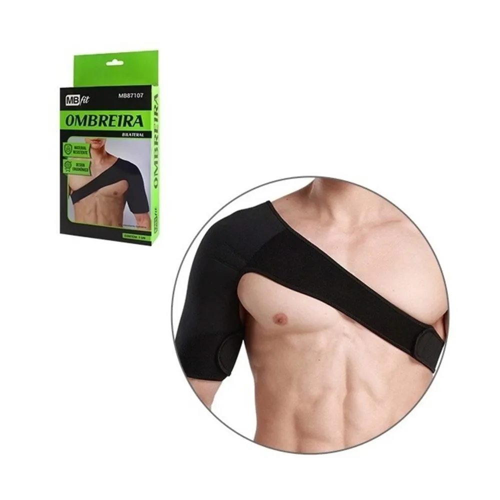 PROTETOR DE OMBRO OMBREIRA ORTOPéDICA – SUPORTE PARA FRATURA, ARTRITE E ALíVIO DA DOR, ACADEMIA, ERGONôMICO, NEOPRENE, B