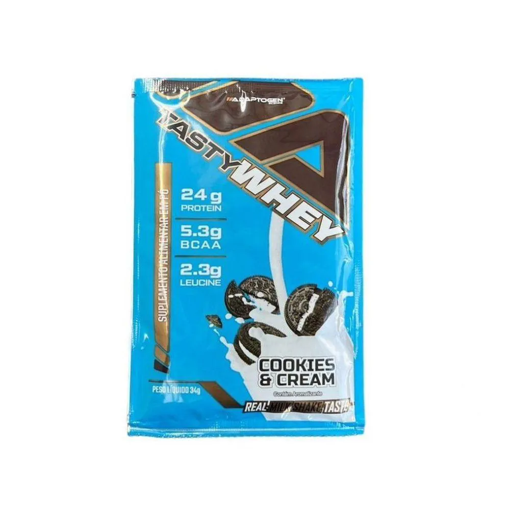 TASTY WHEY SACHê SABOR COOKIES E CREAM 34G