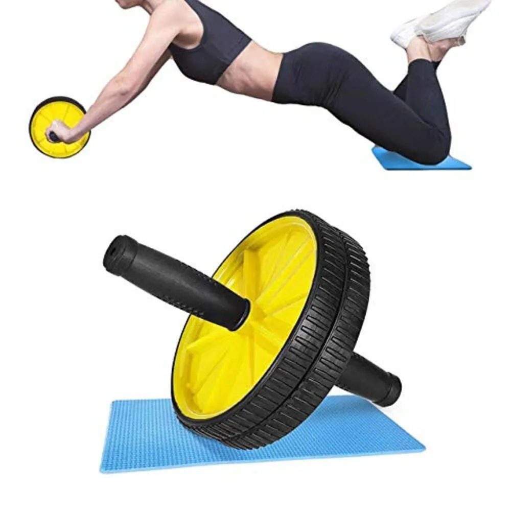 RODA ABDOMINAL COMPLETA, ROLINHO LOMBAR, TAPETE DE EXERCíCIOS PARA ACADEMIA EM CASA, FITNESS MUSCULAçãO.