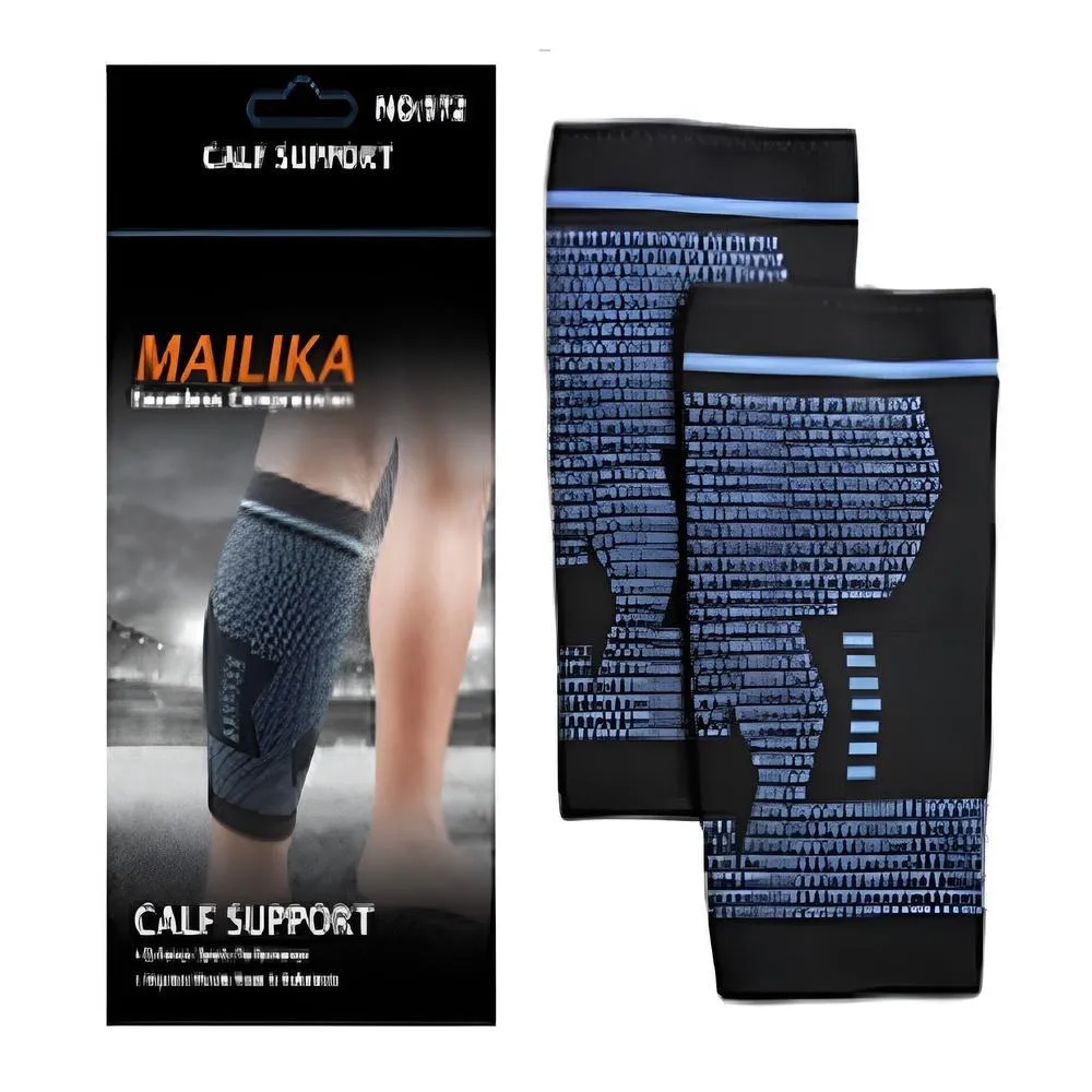 SUPORTE PARA PANTURRILHA E COMPRESSãO  KIT COM 2 PROTETORES DE CANELA E MEIA PANTURRILHEIRA ELáSTICA PARA CORRIDA