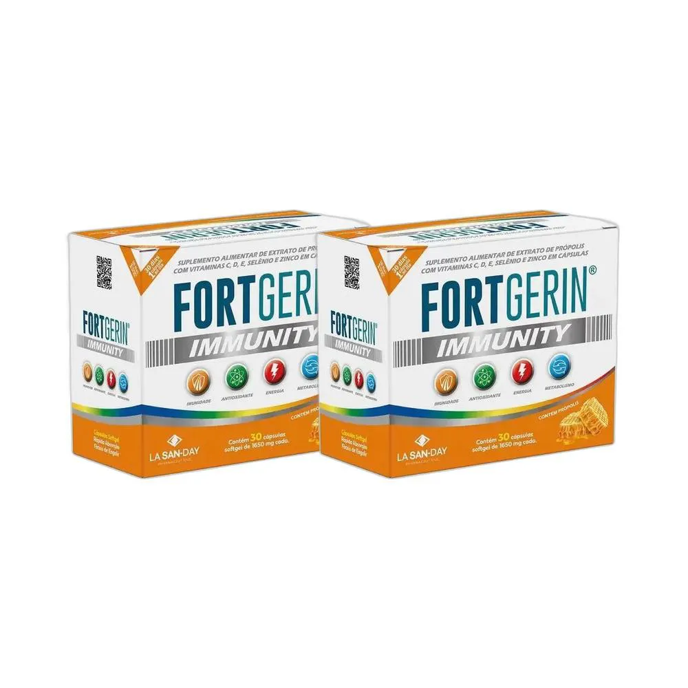 KIT 2X SUPLEMENTO FORTGERIN IMMUNITY 30 CPS - LA SAN DAY