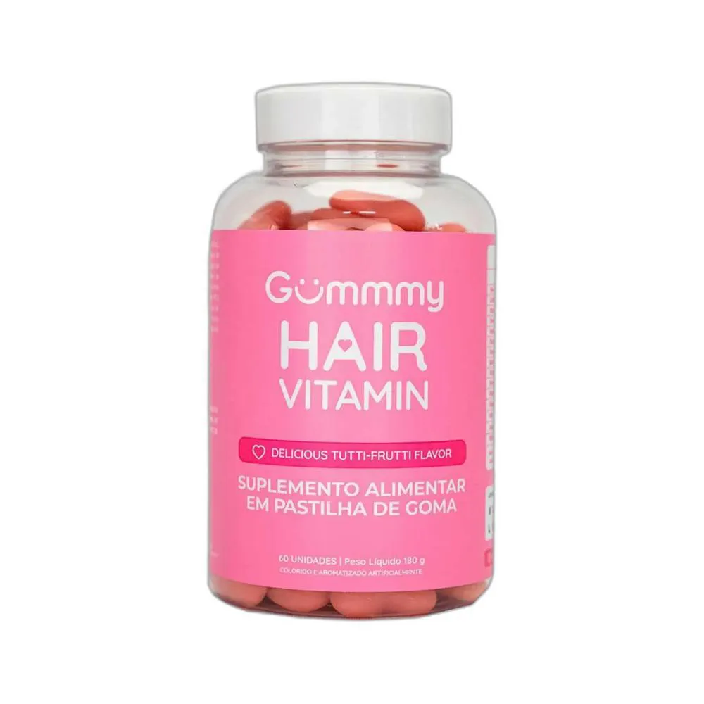 VITAMINA HAIR CABELOS UNHAS 30 U TUTTI-FRUTTI GUMMMY