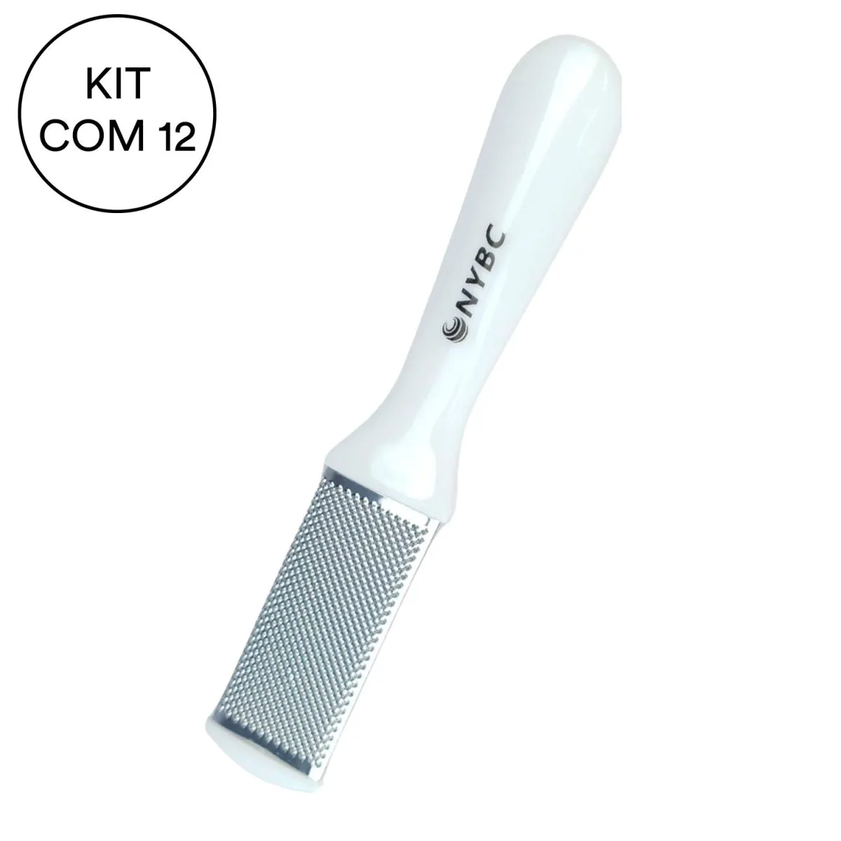 KIT 12 LIXA PARA CALOS DUPLA FACE INOX NYBC