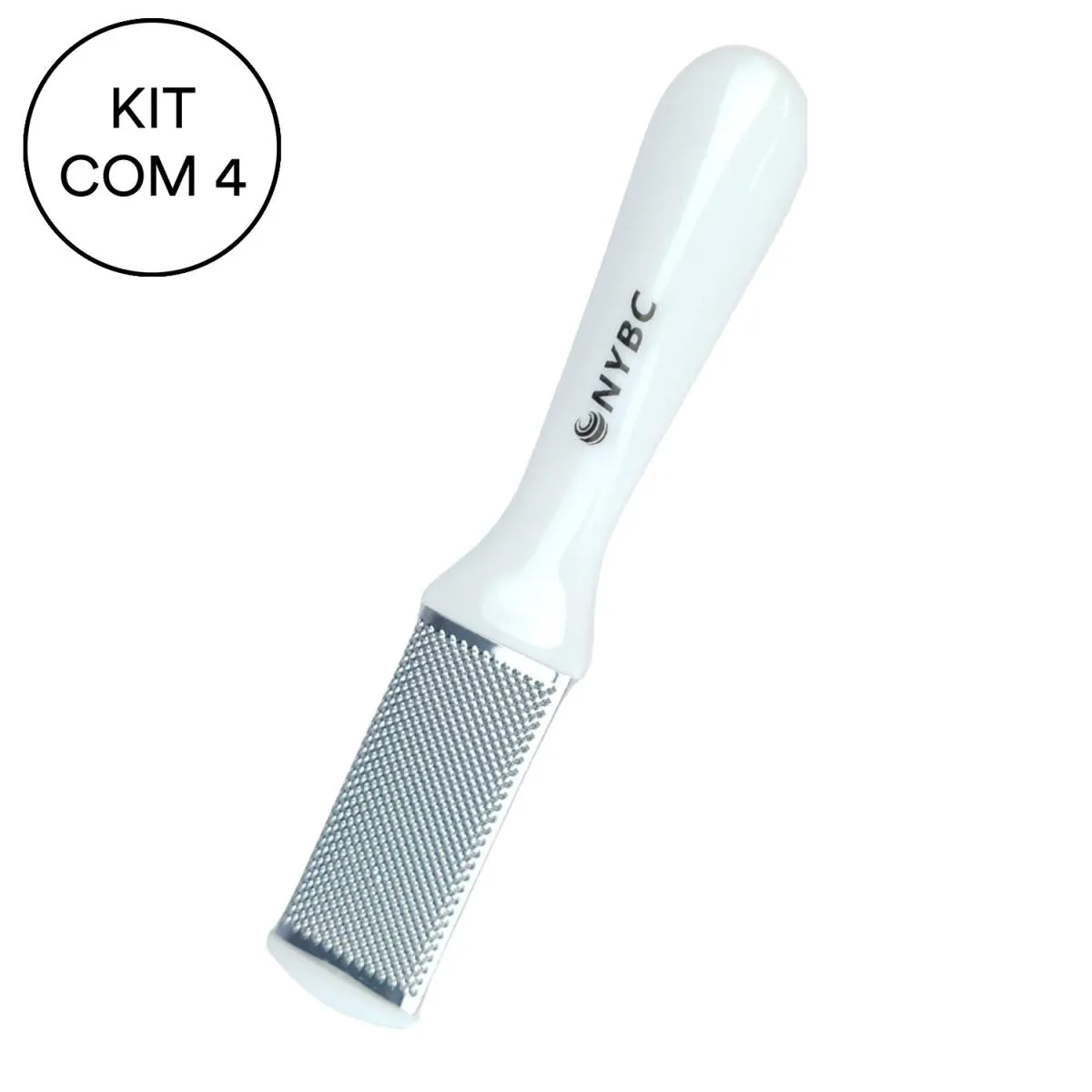 KIT 4 LIXA PARA CALOS DUPLA FACE INOX NYBC