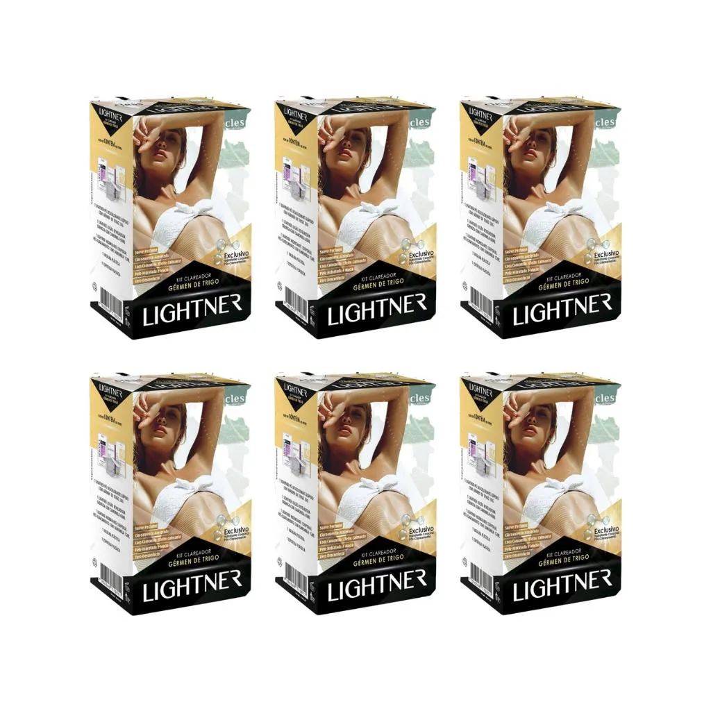 KIT LIGHTNER GERMEN TRIGO DESCOLORANTE 20G - KIT C/ 6UN