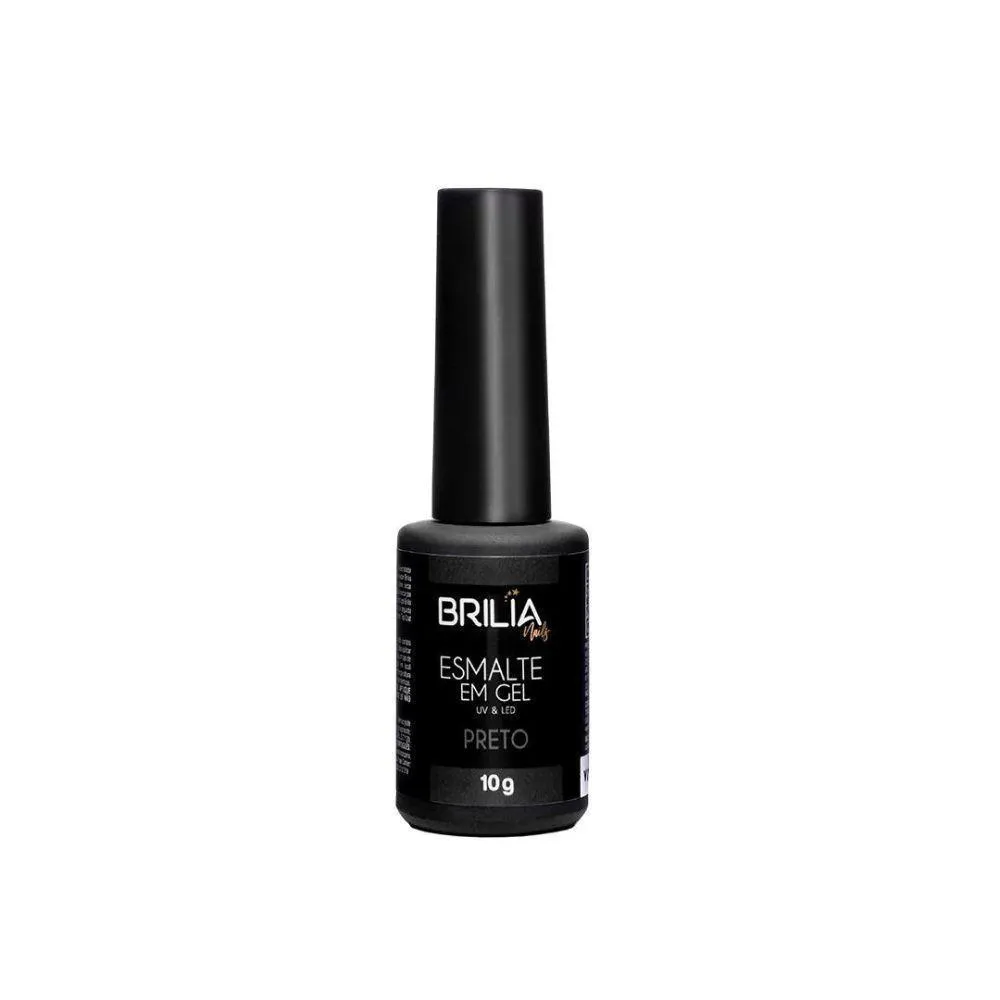 BRILIA NAIL ESMALTE ESSENCIAL PRETO 10G