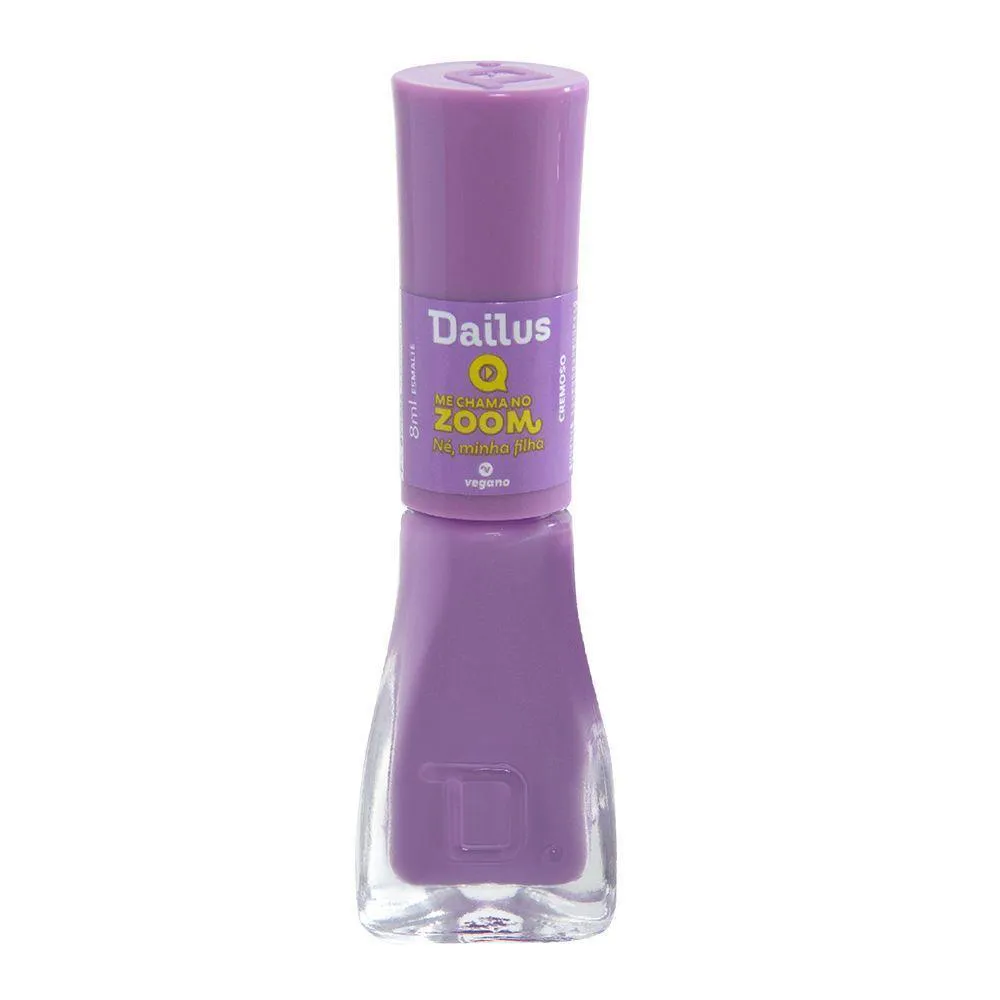 ESMALTE CREMOSO ME CHAMA NO ZOOM 9ML DAILUS ROXO INTENSO COM ALTA COBERTURA Né, MINHA FILHA