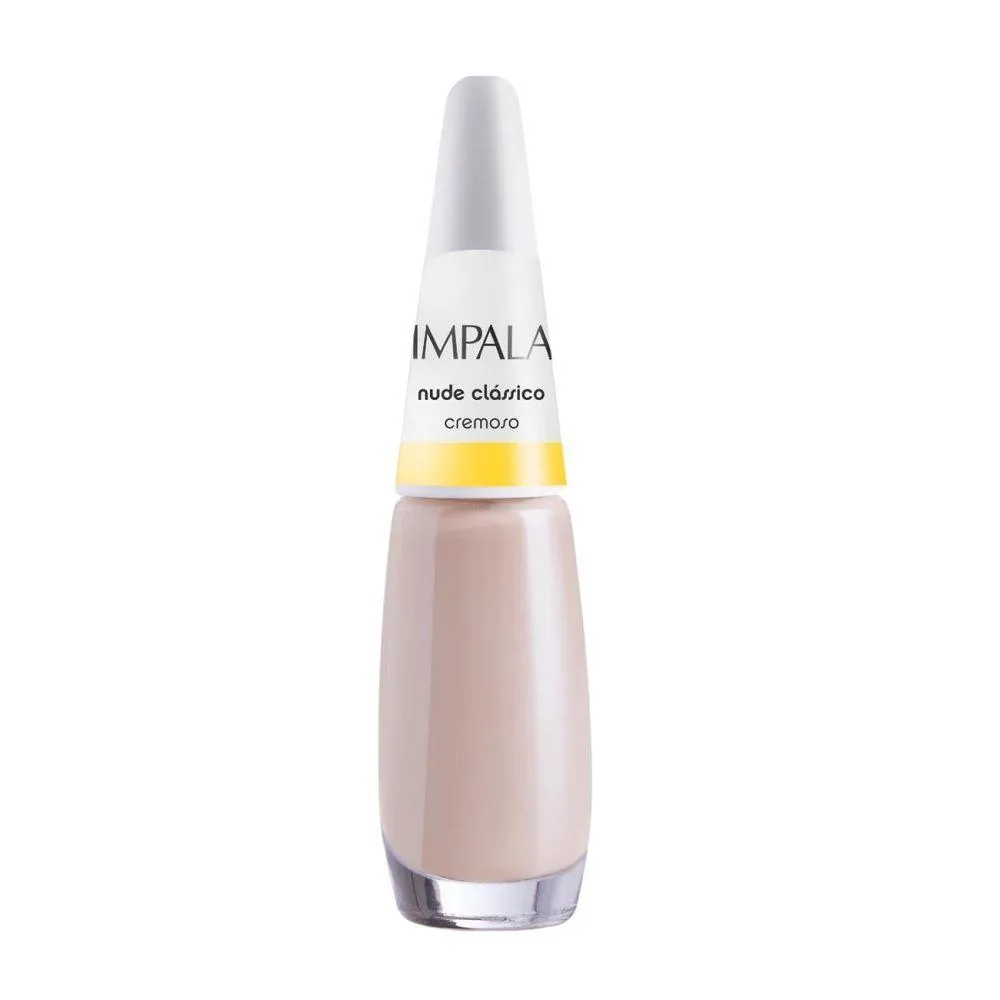 IMPALA ESMALTE A COR DA MODA CREMOSO COR PRINCIPAL NUDE CLáSSICO 7,5ML