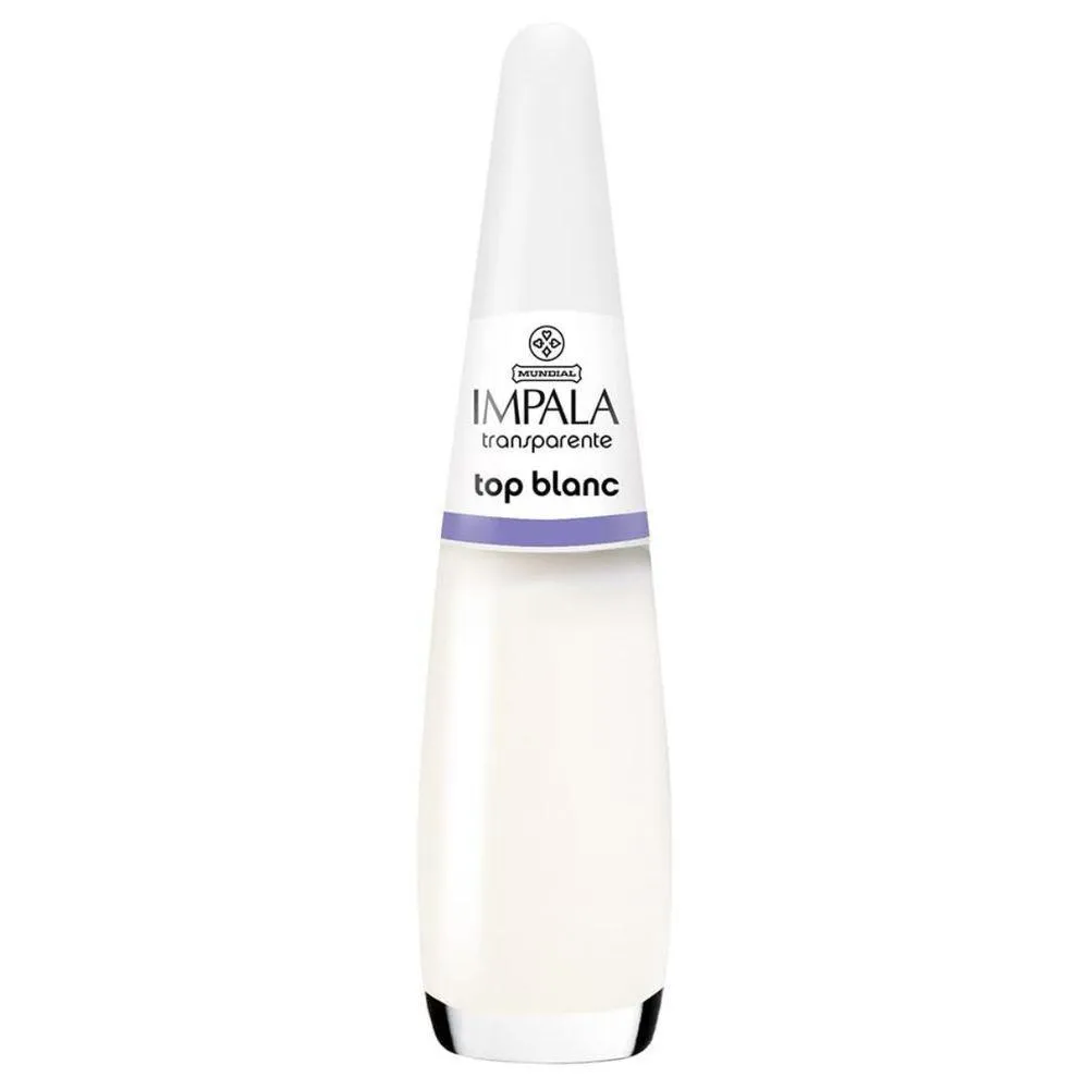 IMPALA ESMALTE A COR DA MODA FABRICADO NA COR TRANSPARENTE TOP BLANC 7,5ML
