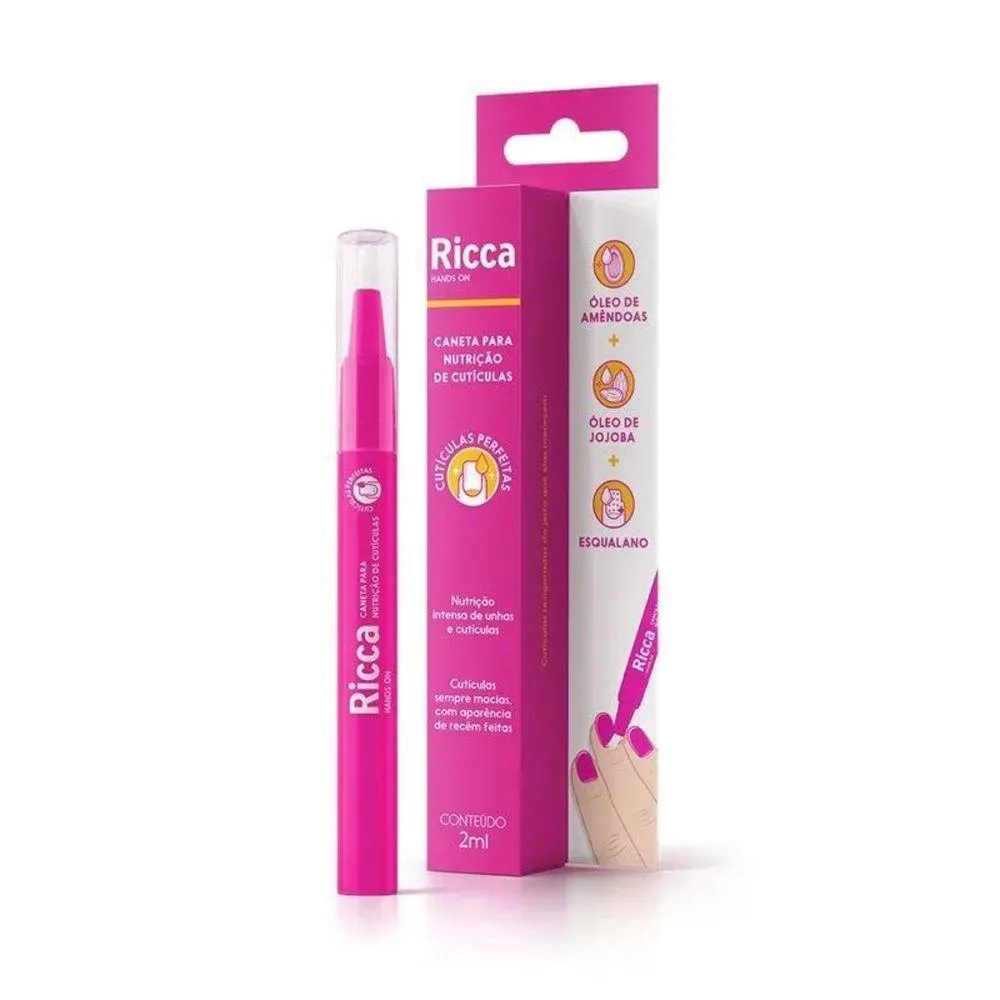 KIT RICCA CANETA PARA CUTíCULAS+LENçO REMOVEDOR DE ESMALTE 32UN - QUALIDADE GARANTIDA!