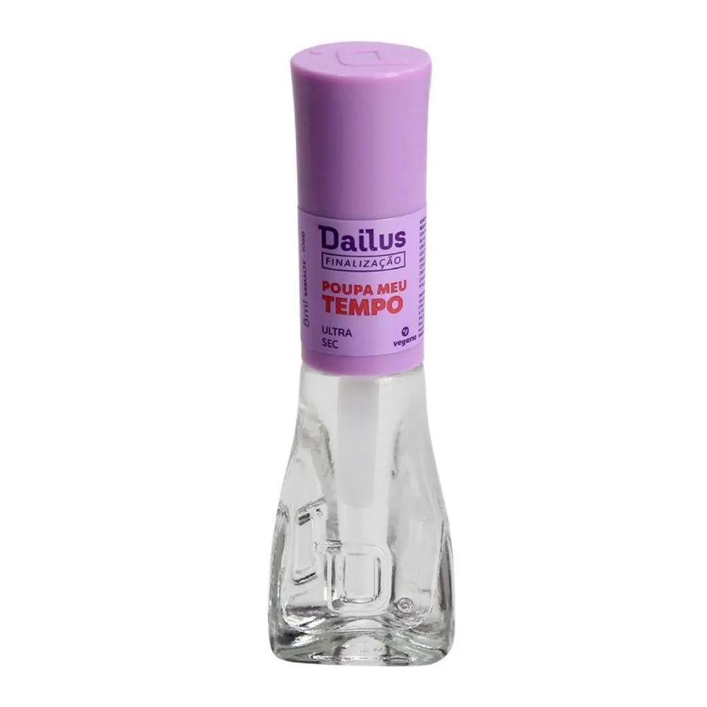 ULTRA SECANTE POUPA MEU TEMPO 10ML DAILUS SECAGEM RáPIDA E PROTEçãO PARA O ESMALTE