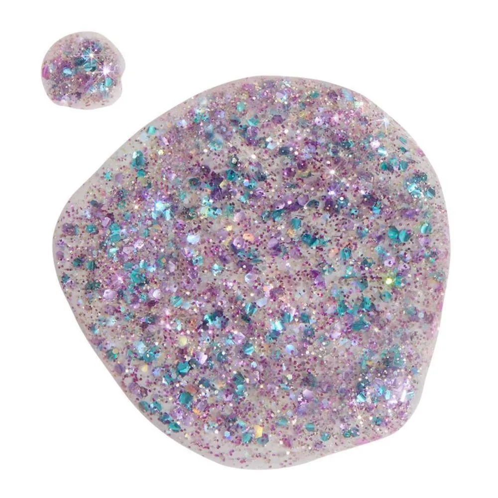 ESMALTE BABADO E GLITERIA 9ML DAILUS BRILHO INTENSO E ACABAMENTO GLAMUROSO PEGUEI EM OF