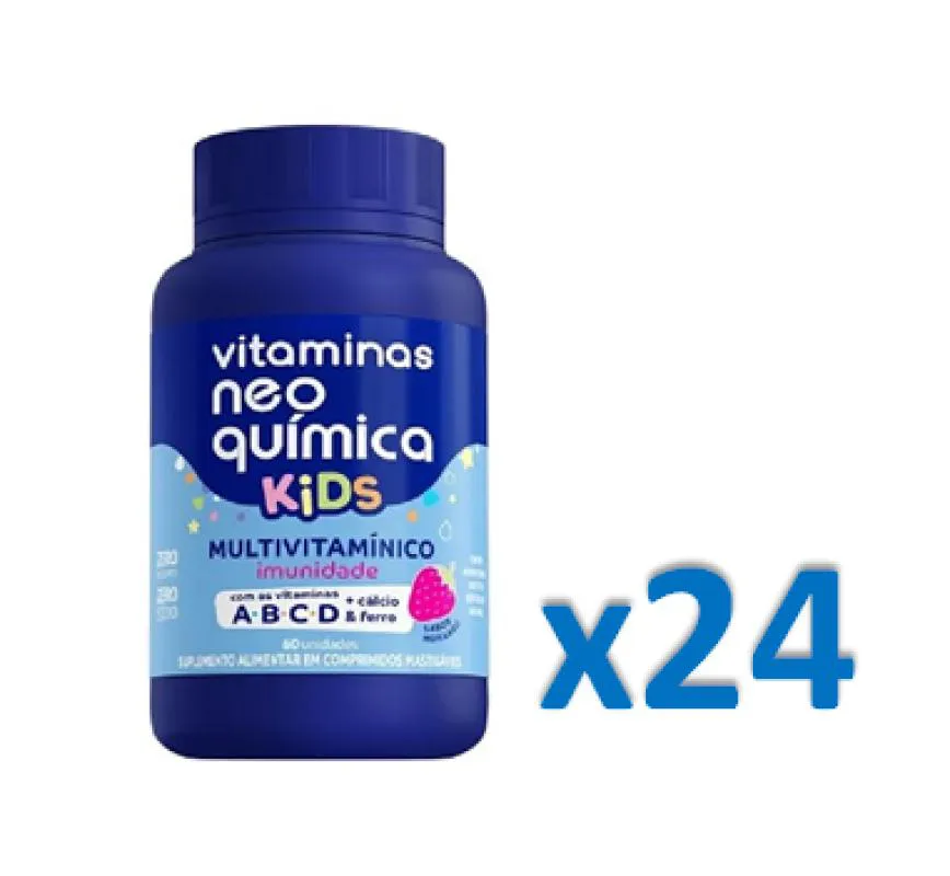 KIT 24 VITAMINA KIDS 60 CáPSULAS - NEO QUíMICA