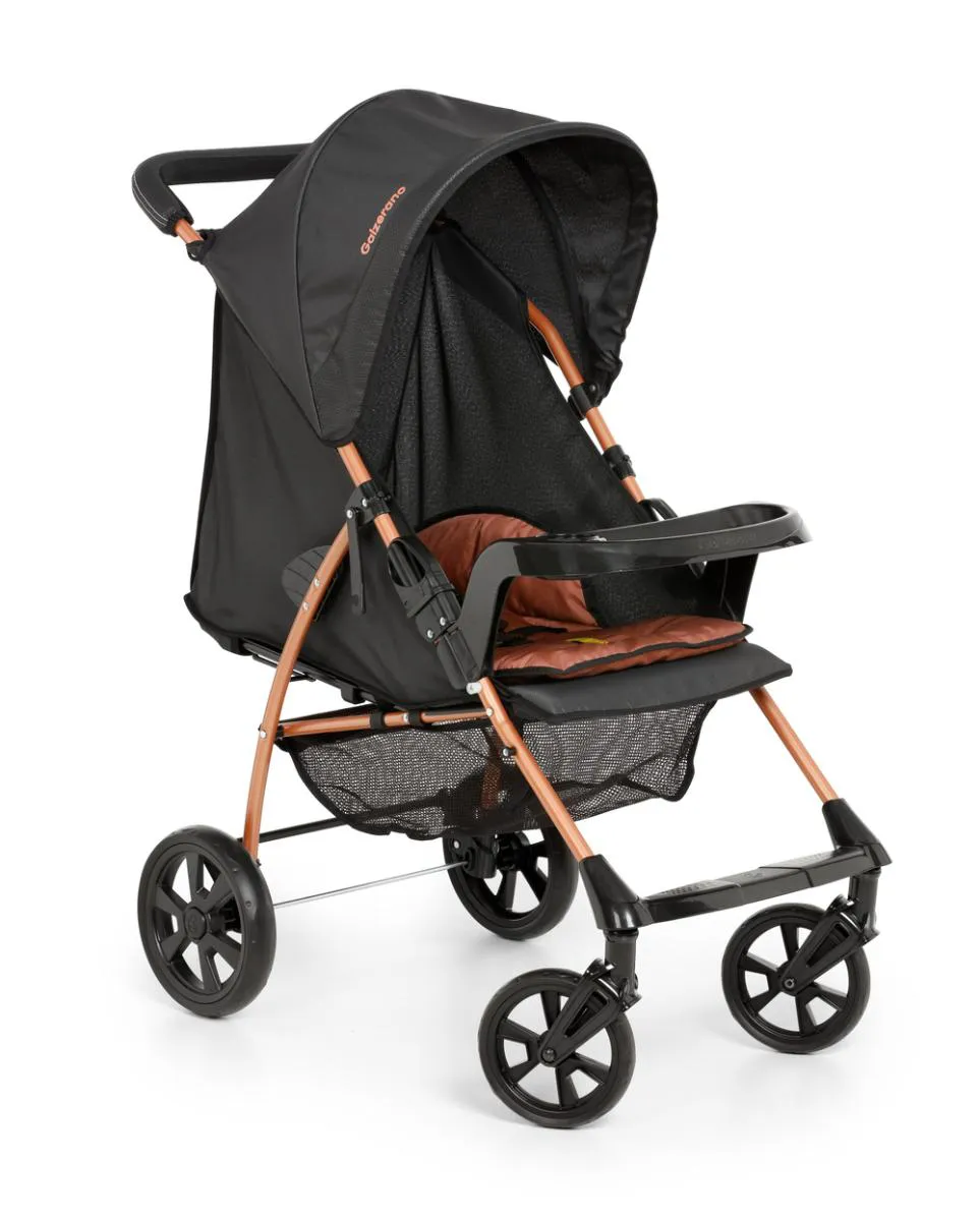 CARRINHO DE BEBê GALZERANO ROMANO 1035 DE 0 MESES ATé 15KG TERRACOTA U