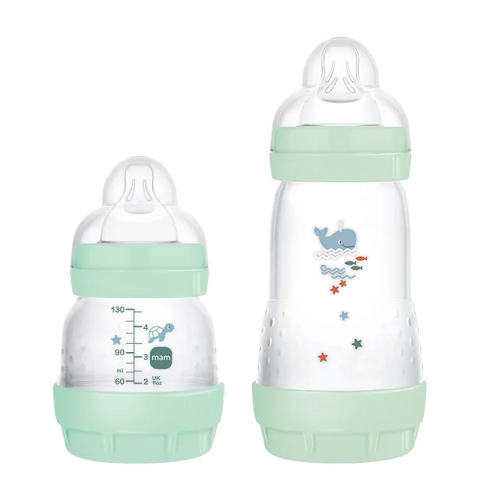 KIT MAMADEIRA MAM EASY START ANTICóLICA DUO ARCTIC BLUE U Azul