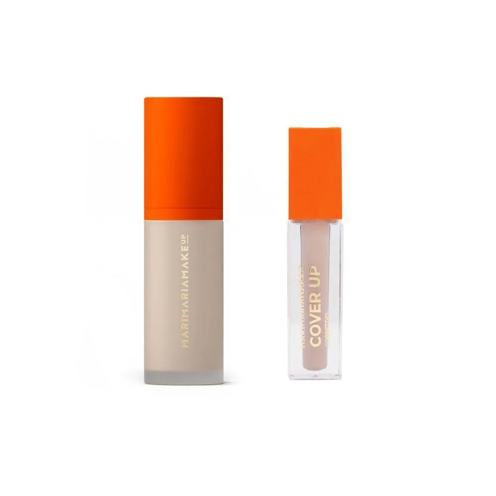 KIT MARI MARIA BASE MATTE VELVETSKIN BAUNILHA+CORRETIVO MM01 - QUALIDADE IMPECáVEL!