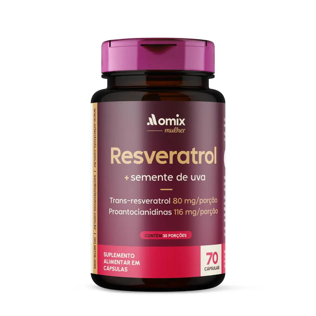 RESVERATROL  - 70 CáPSULAS - OMIX