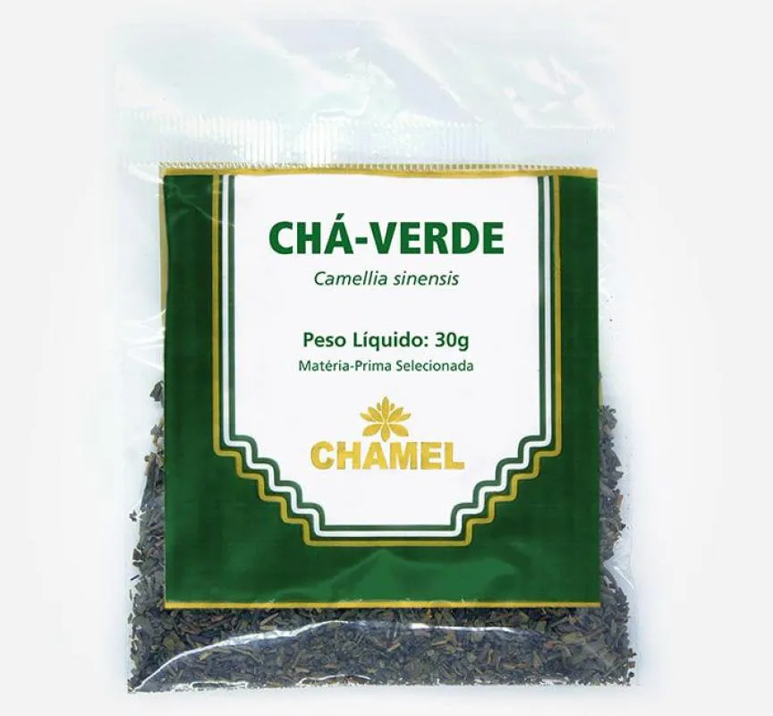 CHá VERDE SEM GLúTEN CHAMEL 30G
