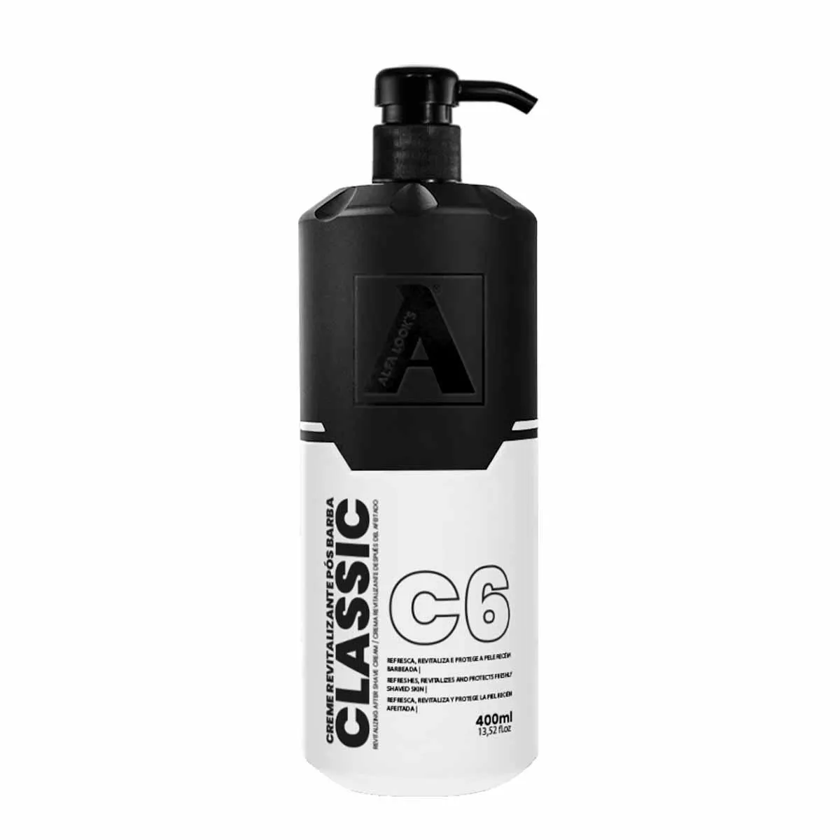 CREME PóS BARBA REVITALIZANTE CLASSIC C6 350ML ALFA LOOK`S