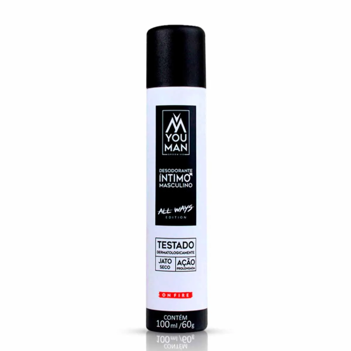 DESODORANTE ÍNTIMO MASCULINO ALL WAYS ON FIRE 100ML YOU MAN
