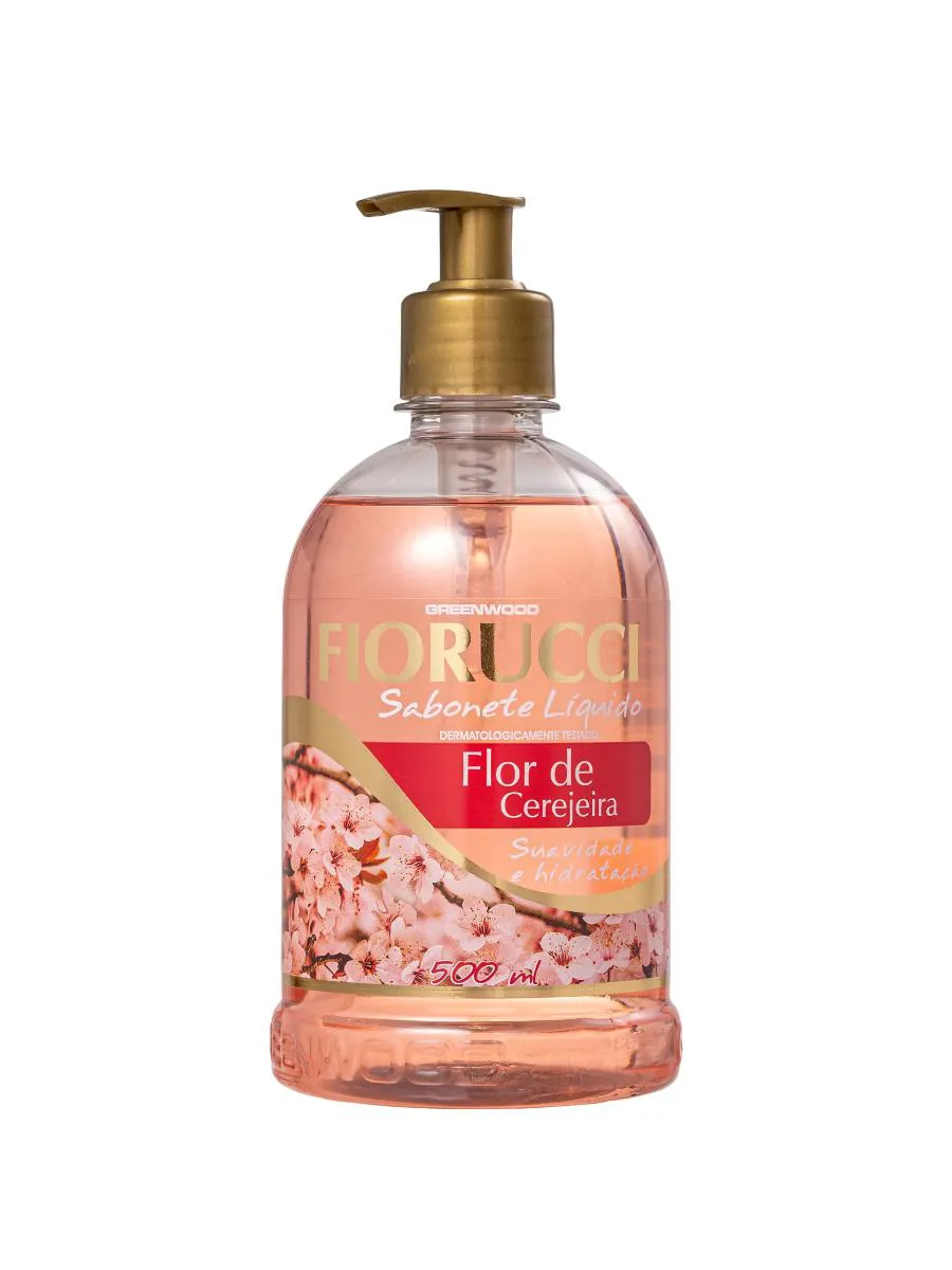 SABONETE LíQUIDO FIORUCCI FLOR DE CEREJEIRA 500ML