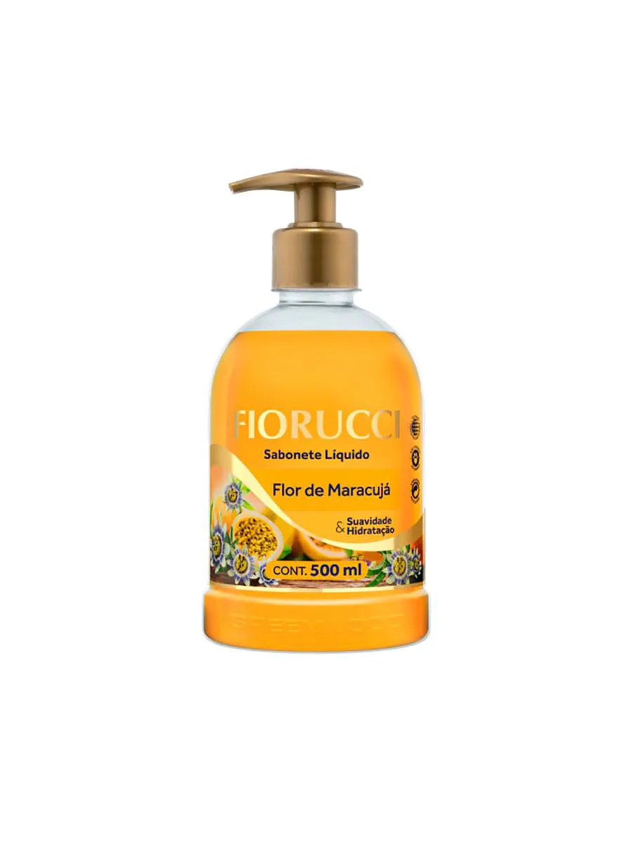SABONETE LíQUIDO FIORUCCI FLOR DE MARACUJá 500ML