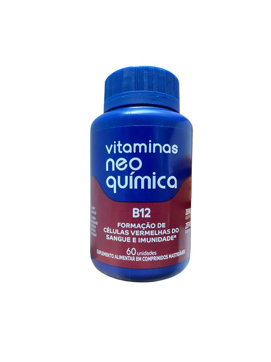 VITAMINA B12 NEO QUíMICA 60/C MASTIGáVEIS