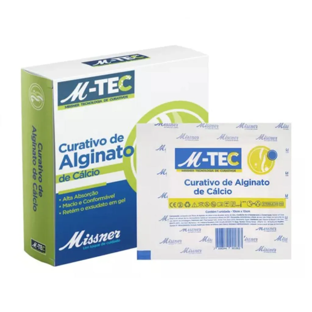 KIT 5 CURATIVO ALGINATO DE CALCIO 10 X 10 M-TEC
