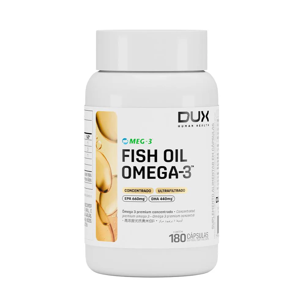 FISH OIL ÔMEGA-3 (180 CAPS) - DUX NUTRITION