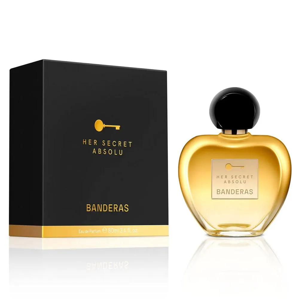 PERFUME ANTONIO BANDERAS HER SECRET ABSOLU - EAU DE PARFUM - FEMININO - 80 ML