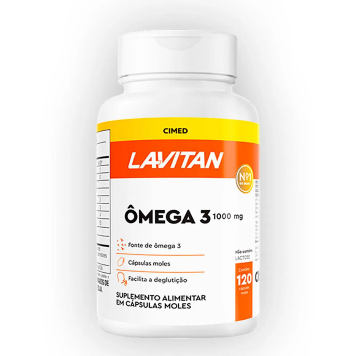ÔMEGA 3 1000MG LAVITAN - 120 CáPSULAS MOLES ORIGINAL