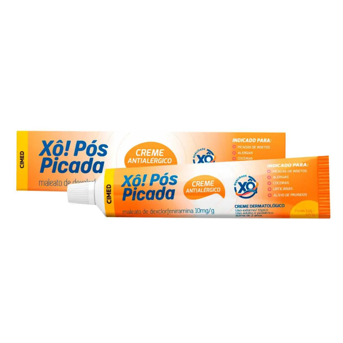 Xô INSETO PóS PICADA, CREME ANTIALéRGICO - 30G CIMED