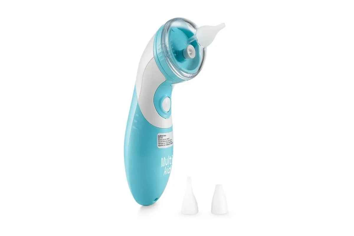ASPIRADOR NASAL ELéTRICO AZUL PERFECT BABY MULTIKIDS BABY - BB1165