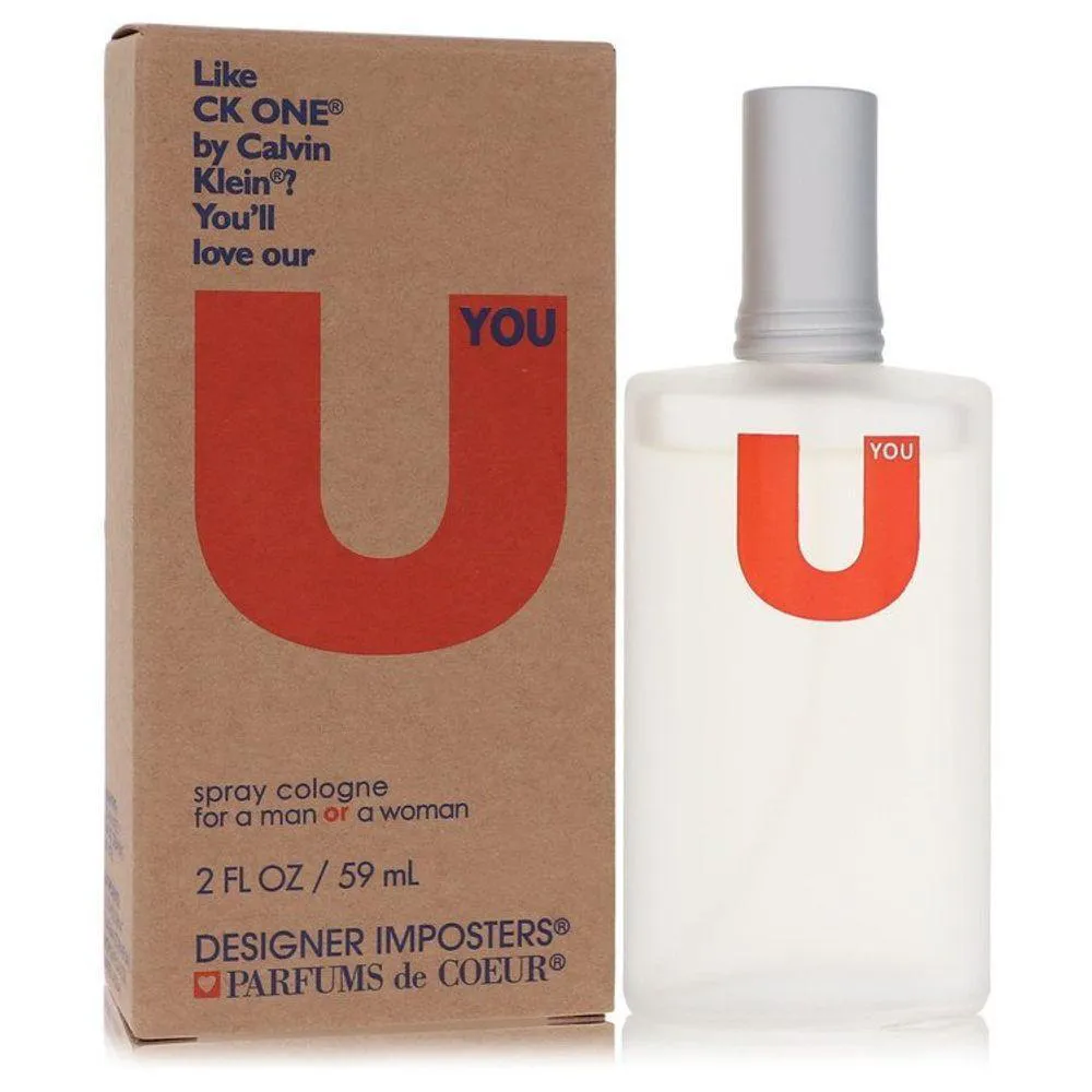 PERFUME FEMININO DESIGNER IMPOSTERS YOU UNISEX PARFUMS COEUR 60 ML COLOGNE