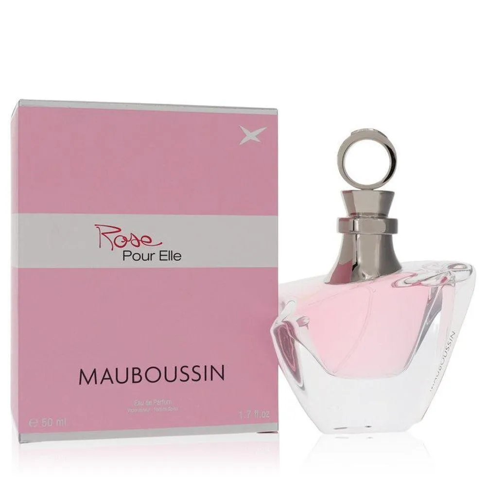 PERFUME FEMININO ROSE POUR ELLE MAUBOUSSIN 50 ML EAU DE PARFUM