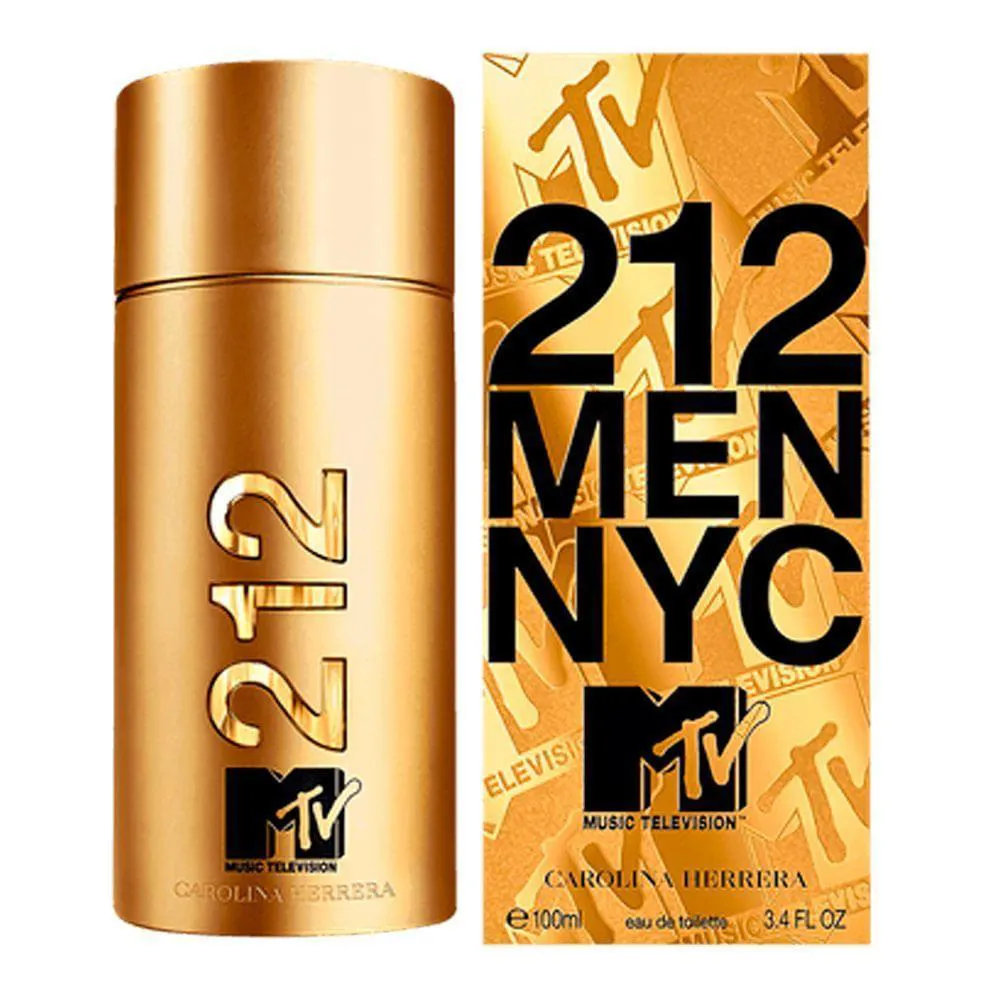 CAROLINA HERRERA 212 MEN NYC MTV EAU DE TOILETTE - PERFUME MASCULINO 100ML