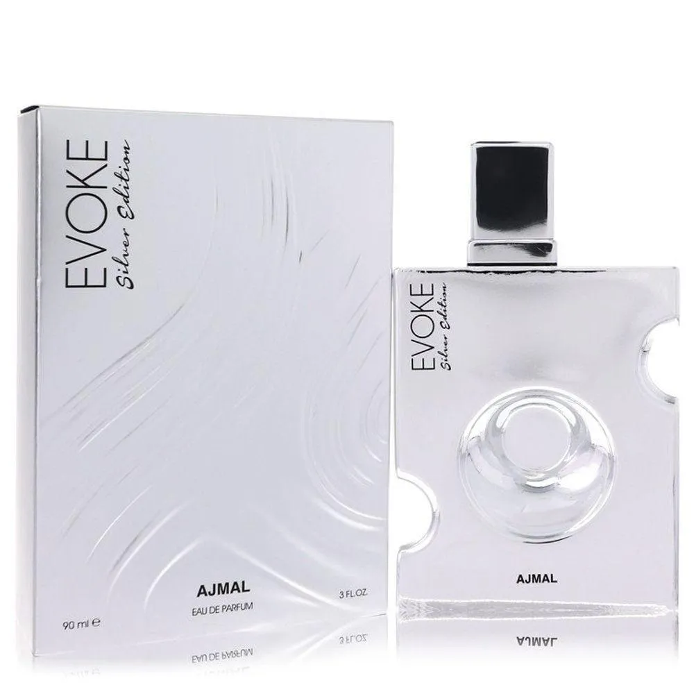 COLôNIA MASCULINA EVOKE SILVER EDITION AJMAL 90 ML EAU DE PARFUM