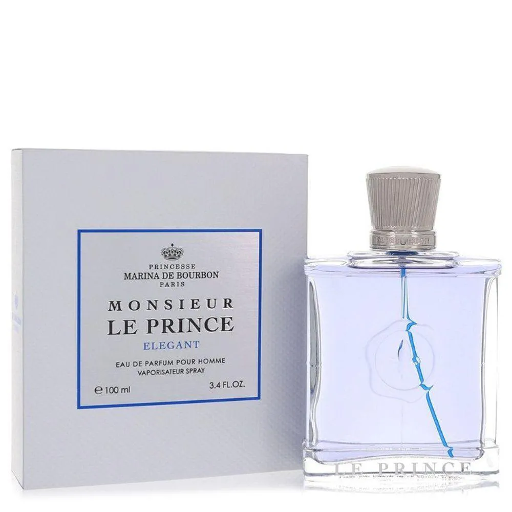 PERFUME MASCULINO MONSIEUR LE PRINCE ELEGANT MARINA BOURBON 100 ML EAU DE PARFUM