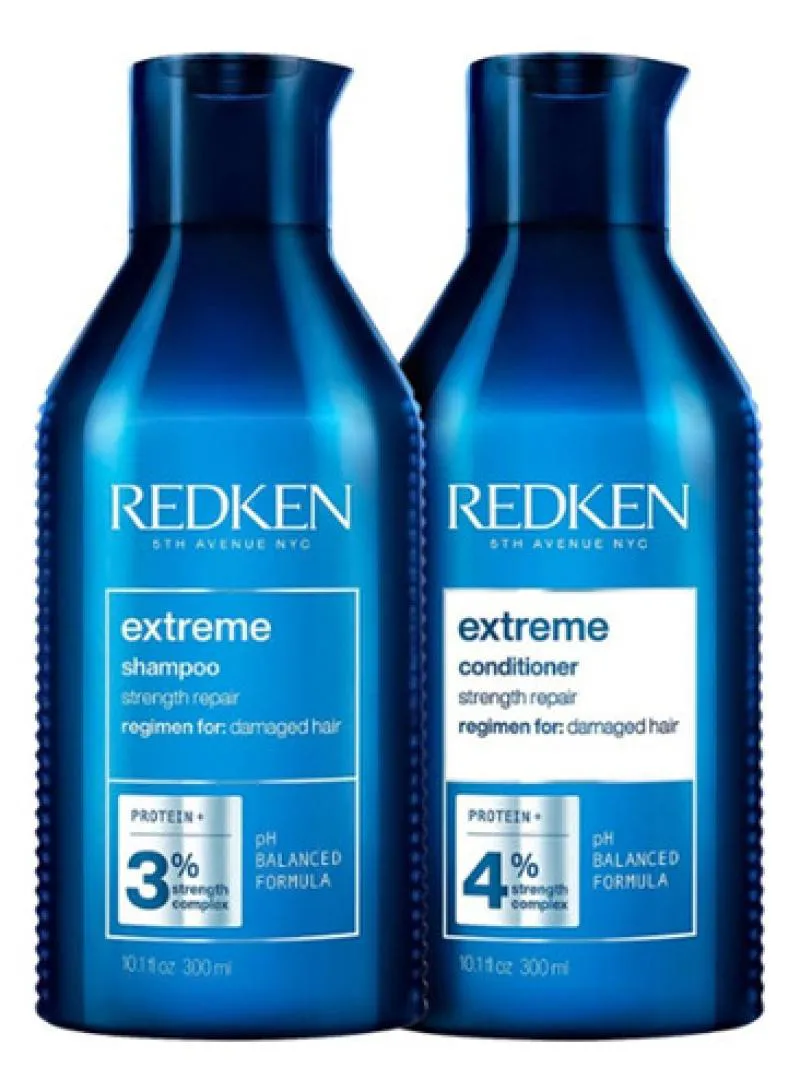 KIT REDKEN EXTREME SHAMPOO 300MLS + CONDICIONADOR 300MLS