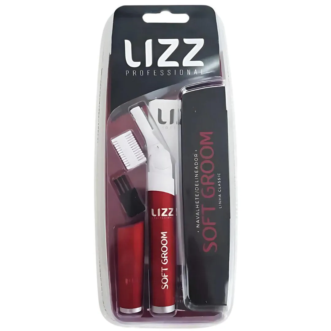 DELINEADOR APARADOR DE SOBRANCELHAS LIZZ SOFTGROOM ELéTRICO