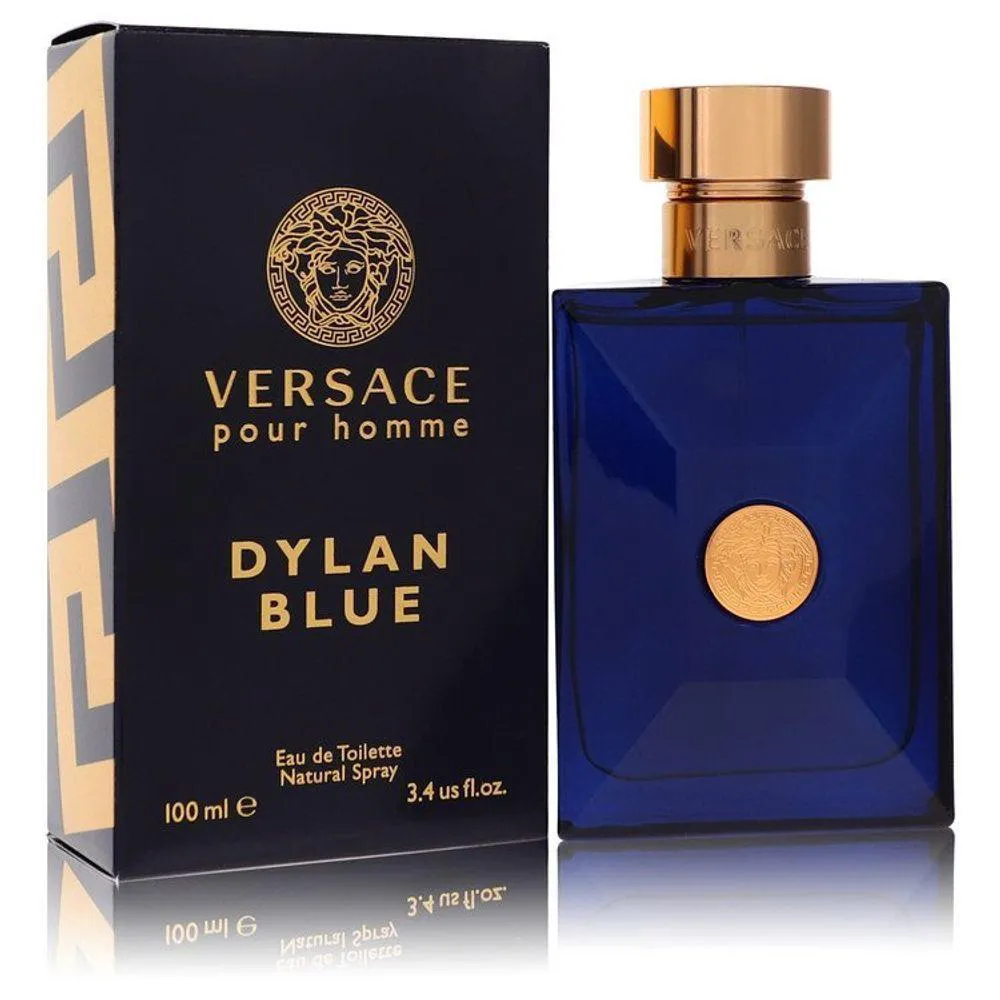 PERFUME COLôNIA MASCULINA POUR HOMME DYLAN BLUE VERSACE 100 ML EAU DE TOILETTE