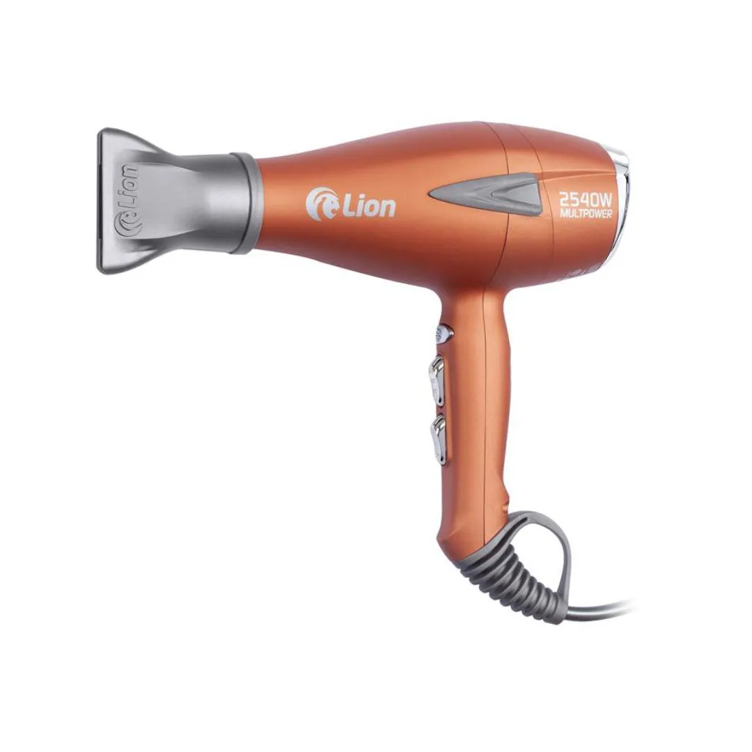 SECADOR DE CABELO LION MULTPOWER COBRE FOSCO 2540W 127V