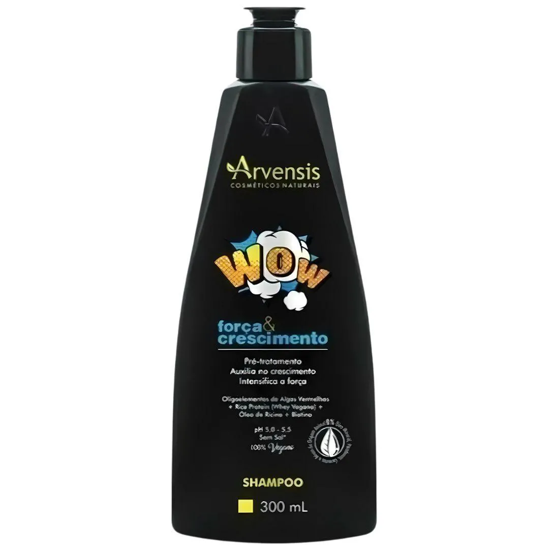 SHAMPOO ARVENSIS WOW FORçA E CRESCIMENTO 300ML