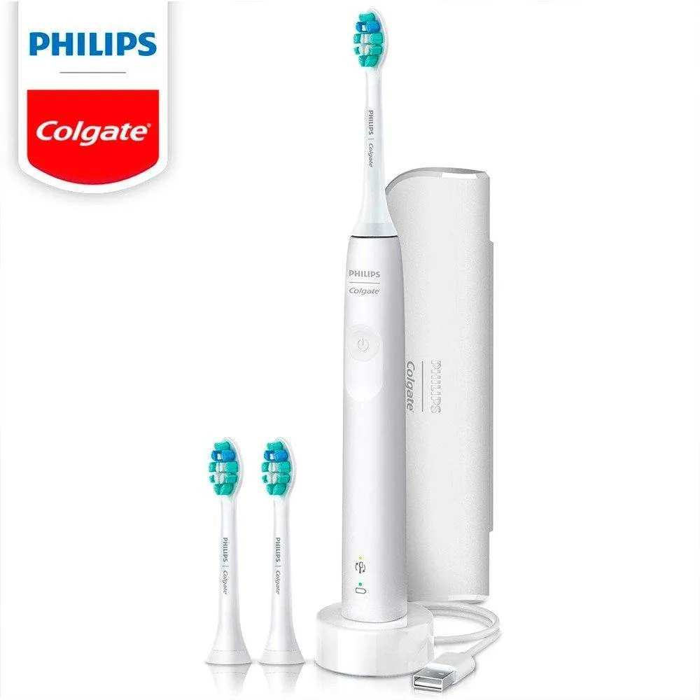 ESCOVA DENTAL ELéTRICA COLGATE PHILIPS SONICPRO 30 + REFIL RECARREGáVEL